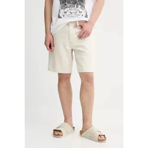 Levi's pantaloni scurți jeans culoarea bej, A8461 imagine