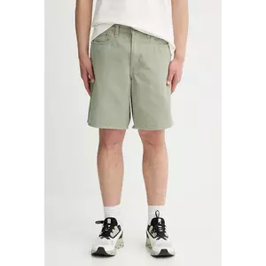 Levi's pantaloni scurți jeans culoarea verde, A8461 imagine