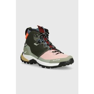 Salewa pantofi Puez Mid Powertex femei, culoarea verde, 00-0000061439 imagine