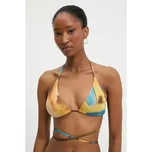 Answear Lab sutien de baie culoarea galben, cupa usor rigidizata imagine