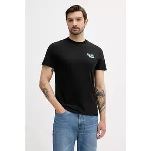 Tommy Jeans tricou din bumbac culoarea negru, cu imprimeu, DM0DM21539 imagine