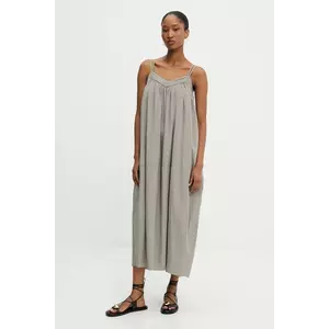 Answear Lab rochie culoarea verde, midi, dreaptă imagine