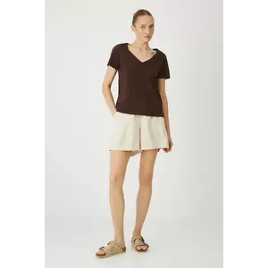 Medicine tricou din bumbac culoarea maro imagine