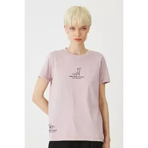 Medicine tricou din bumbac culoarea roz imagine