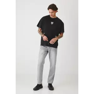 Medicine tricou din bumbac culoarea negru, cu imprimeu imagine