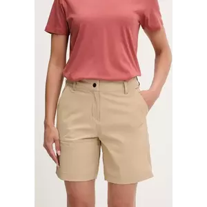 Rossignol pantaloni scurți outdoor LYCIAN culoarea bej, uni, high waist, RLNWP17 imagine