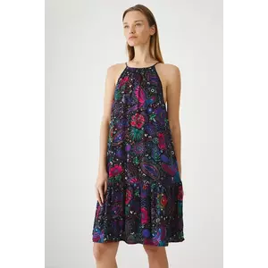 Medicine rochie culoarea negru, mini, oversize imagine