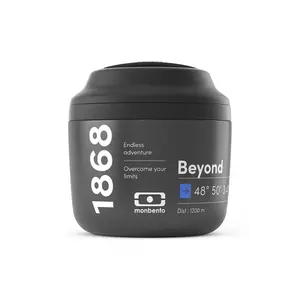 Monbento termos pentru pranz Element 550 ml culoarea negru imagine