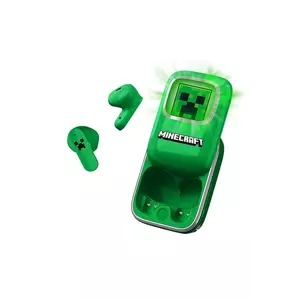 OTL căști wireless pentru copii, tip in-ear x Minecraft culoarea verde imagine
