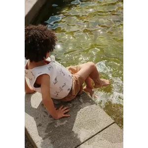 Konges Sløjd vestă de înot pentru copii ELLIS SWIM VEST culoarea bej, KS103229 imagine