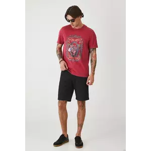 Medicine tricou din bumbac culoarea rosu, cu imprimeu imagine