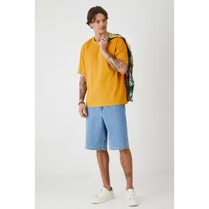Medicine tricou din bumbac culoarea portocaliu, neted imagine