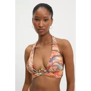 Answear Lab sutien de baie culoarea portocaliu, cupa moale imagine