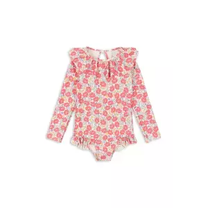 Konges Sløjd costum de baie dintr-o bucată pentru copii MANUCA LS SWIMSUIT GRS culoarea roz, KS103263 imagine