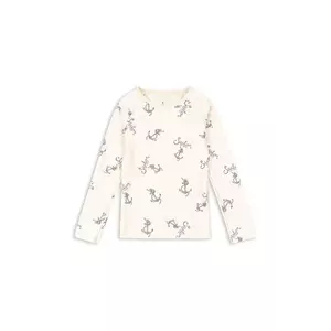 Konges Sløjd longsleeve de baie pentru copii ASTER SWIM BLOUSE GRS culoarea bej, KS103271 imagine