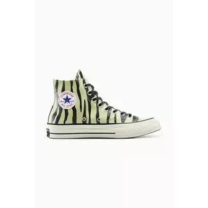 Converse teniși Chuck 70 Glow In The Dark Zebra culoarea bej, A15032C imagine