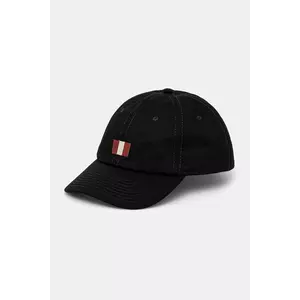 Bally șapcă de baseball din bumbac bărbați, culoarea negru, cu imprimeu, MHA02Q imagine