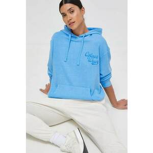 Colourwear hanorac de bumbac femei, cu glugă, neted imagine