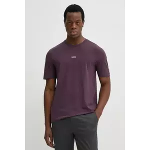 BOSS tricou BOSS ORANGE barbati, culoarea negru, cu imprimeu, 50473278 imagine