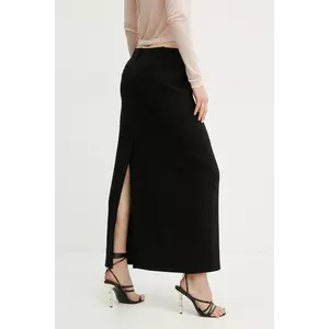 MICHAEL Michael Kors fusta culoarea negru, maxi, drept, MS570HCENX imagine