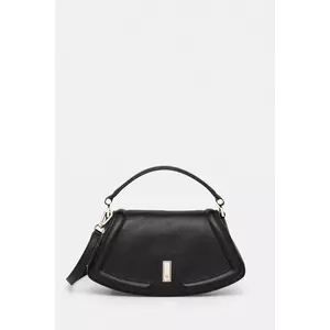 BOSS poșetă de piele culoarea negru, 50547738 imagine