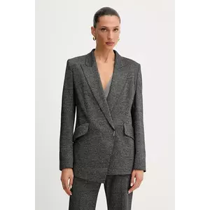 BOSS sacou culoarea gri, un singur rând de nasturi, cu imprimeu, 50545978 imagine