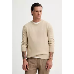 Tommy Jeans pulover de bumbac culoarea bordo, DM0DM18895 imagine