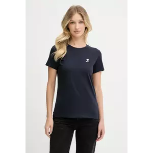 BOSS Orange tricou din bumbac culoarea bleumarin, 50545288 imagine