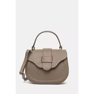 Answear Lab poseta de piele culoarea bordo imagine
