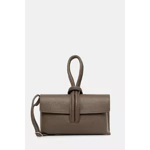 Answear Lab poseta piele culoarea bordo imagine