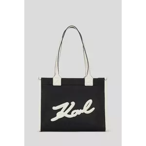 Karl Lagerfeld poșetă culoarea bej, A1W30042 imagine