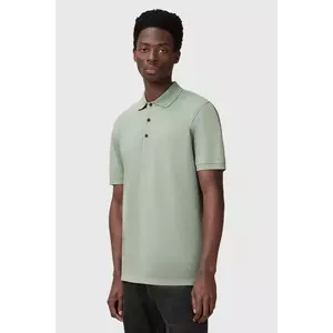 AllSaints polo de bumbac REFORM culoarea bordo, uni, M075PB imagine