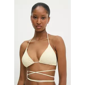 Answear Lab sutien de baie culoarea galben, cupa usor rigidizata imagine