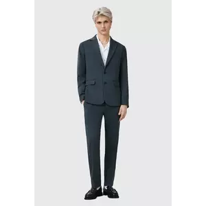 AllSaints pantaloni BAY culoarea negru, mulată, M018QC imagine