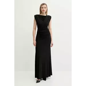 Answear Lab rochie culoarea negru, maxi, dreaptă imagine