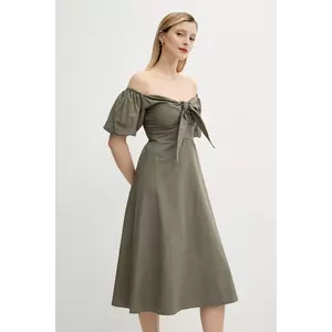 Answear Lab rochie culoarea verde, mini, dreaptă imagine