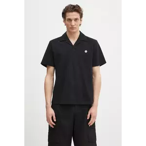 AMBUSH polo de bumbac Polo Shirt culoarea negru, uni, 12115323 imagine