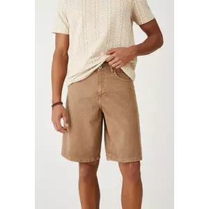 Medicine pantaloni scurti din bumbac culoarea bej imagine
