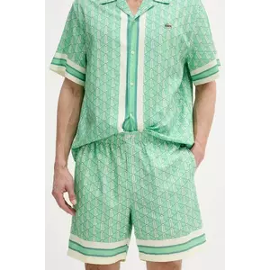 Lacoste pantaloni scurți culoarea verde, GH9928 imagine