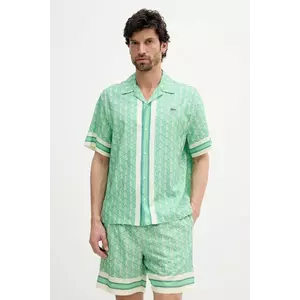 Lacoste cămașă culoarea verde, relaxed, CH9094 imagine