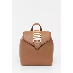 Love Moschino rucsac culoarea maro, mare, uni, JC4229PP0MKC0201 imagine