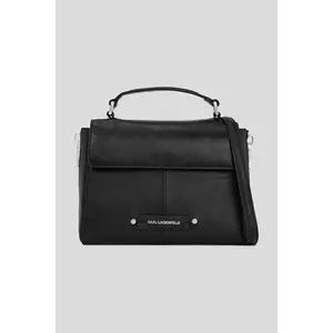 Karl Lagerfeld poșetă de piele culoarea negru, A3W30338 imagine