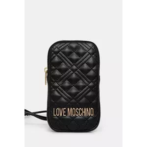 Love Moschino carcasă de telefon culoarea negru, JC5660PP0MLA0000 imagine