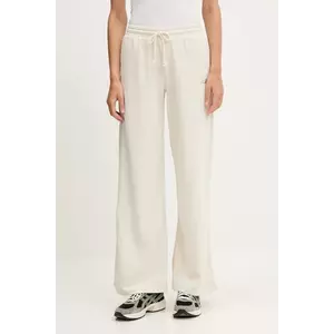 New Balance pantaloni de trening culoarea bej, uni, WP51503LIN imagine