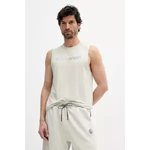 PLEIN SPORT tricou culoarea bej, SAEC MTK7986 STE003N imagine