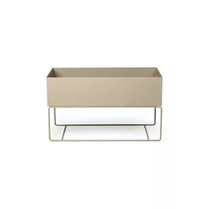 ferm LIVING ghiveci cu ramă Plant Box L culoarea bej imagine