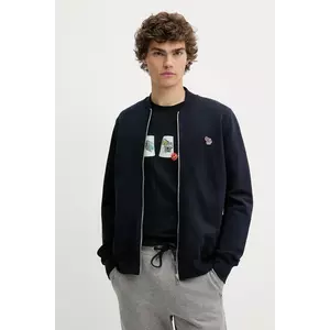 PS Paul Smith hanorac de bumbac culoarea bleumarin, uni, M2R-258S-KZEBRA imagine