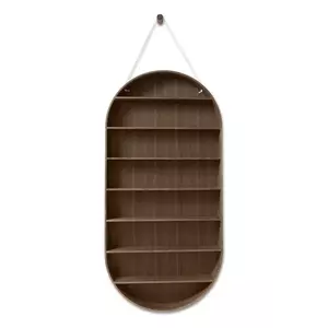 ferm LIVING raft de perete Oval Dorm culoarea maro imagine