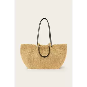AllSaints poșetă ALLINGTON culoarea bej, W320XC imagine