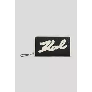 Karl Lagerfeld portofel culoarea negru, A3W32024 imagine